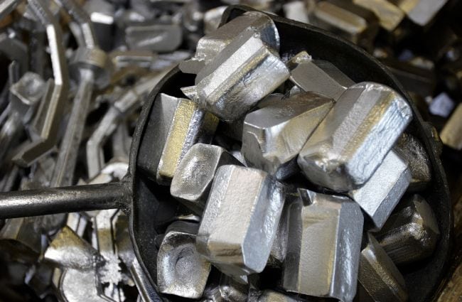 punto de fusión del aluminio