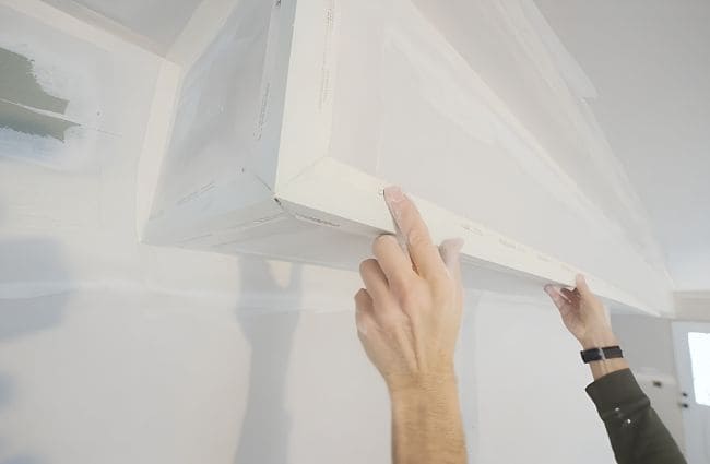 cornières recouvertes de papier