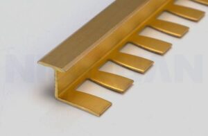 brass bendable tile trim