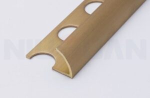 brass round edge tile trim