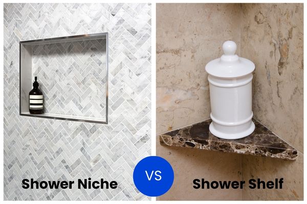 is a shower niche or shower shelf better